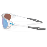 Occhiali Oakley Cage Jacket - Matte Clear Prizm Deep Water Polarized