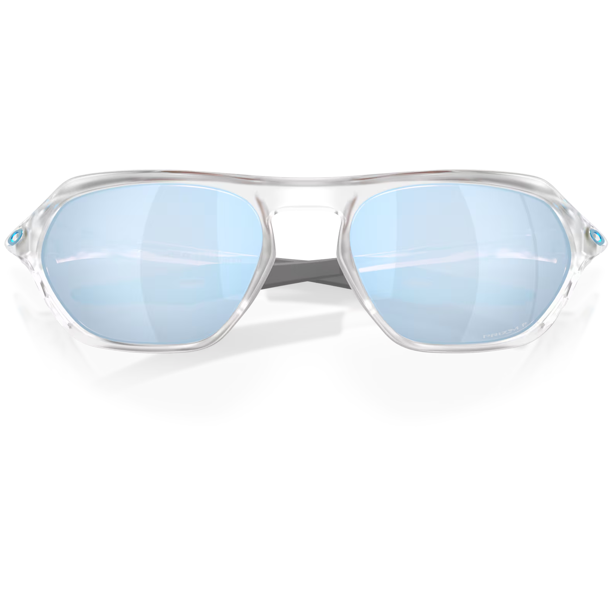 Occhiali Oakley Cage Jacket - Matte Clear Prizm Deep Water Polarized