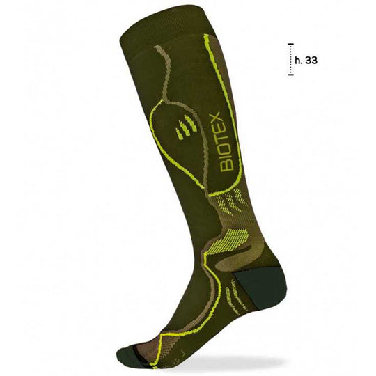 Socken Biotex Race Thermolite - Grun