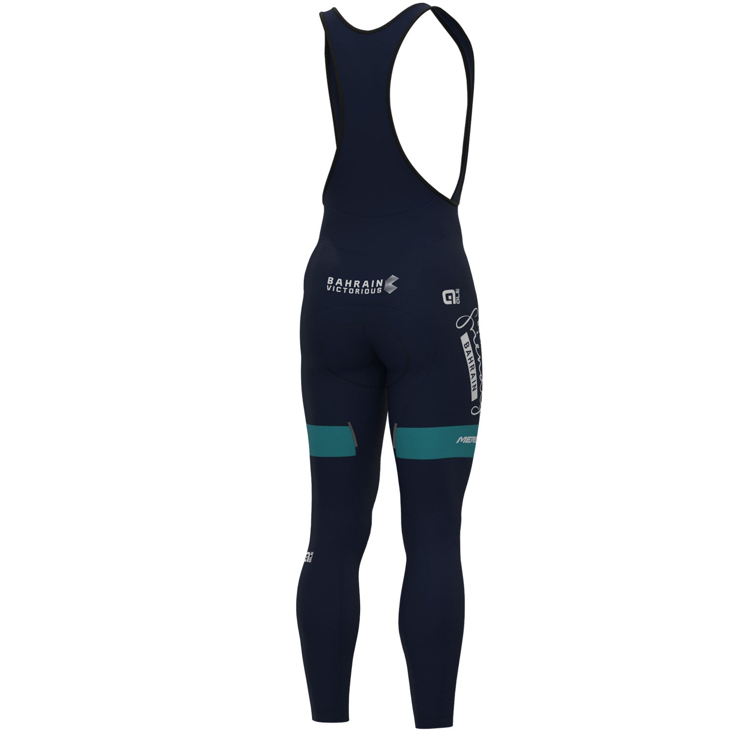 Alé Salopette Ciclismo 3/4 Donna - PRAGMA Winter - white/black