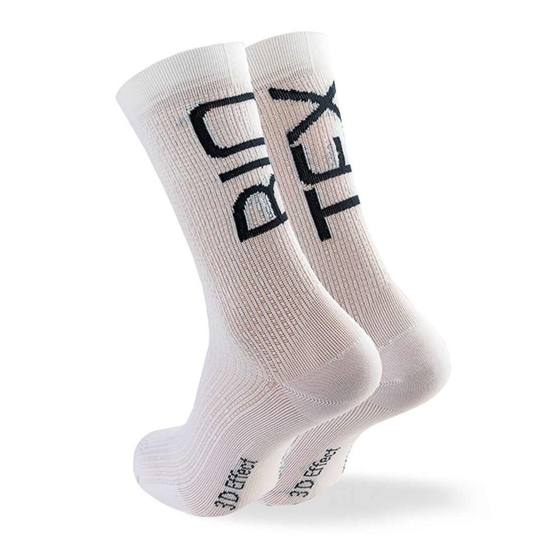 Thyo Run Addict – Calze Sportive A Metà In Poliammide Per Corsa, Leggere E Traspiranti, Bianco, Taglia 41-43