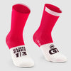 Calcetines Assos GT C2 - Rojo blanco