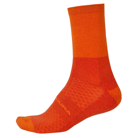 Calze Endura Baabaa Merino Winter - Arancio