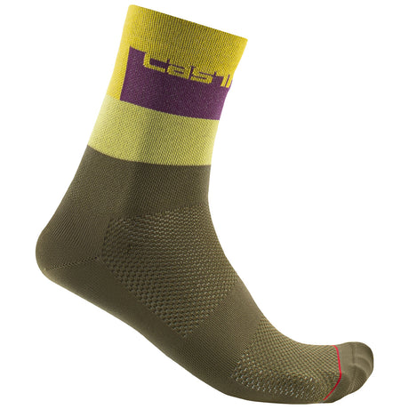 Calze Castelli Blocco 15 - Verde giallo - H