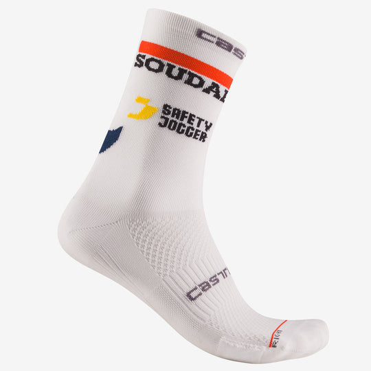 Chaussettes Castelli Soudal Quick-Step 2025 Rosso Corsa Pro 18
