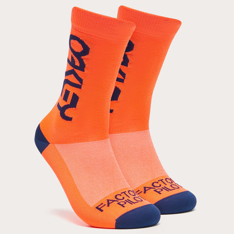 Calze Oakley Factory Pilot Mtb - Arancio - D