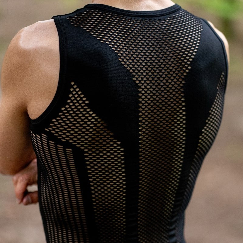 Maglia intima senza maniche Biotex Piuma - Nero - O