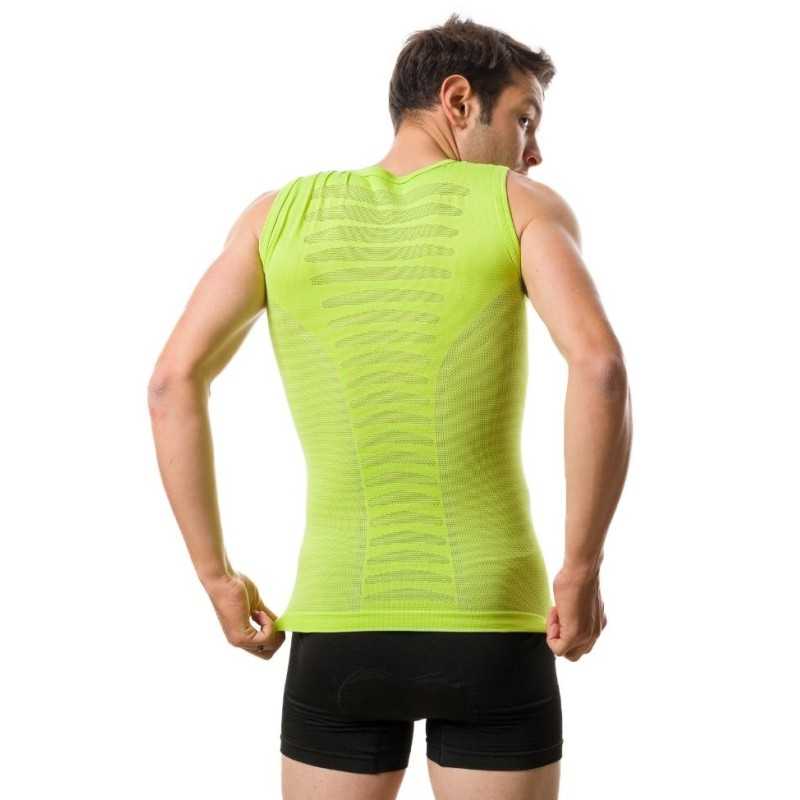 Maglia intima senza maniche Biotex + Carbon - Verde - C