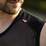 Maglia intima senza maniche Biotex Microrete Velo - Nero - C