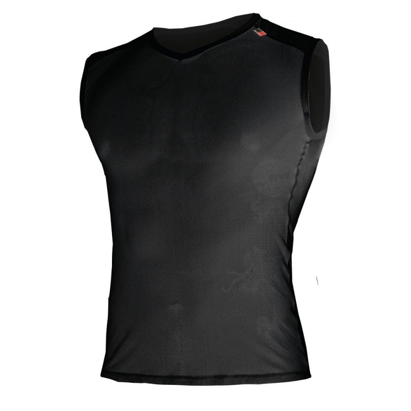 Maglia intima senza maniche Biotex Microrete Velo - Nero - B