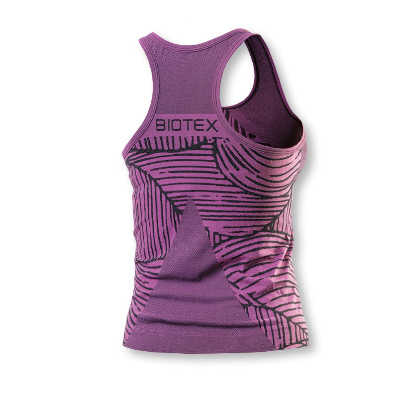 Maglia intima donna senza maniche Biotex Sprint - Fucsia - O
