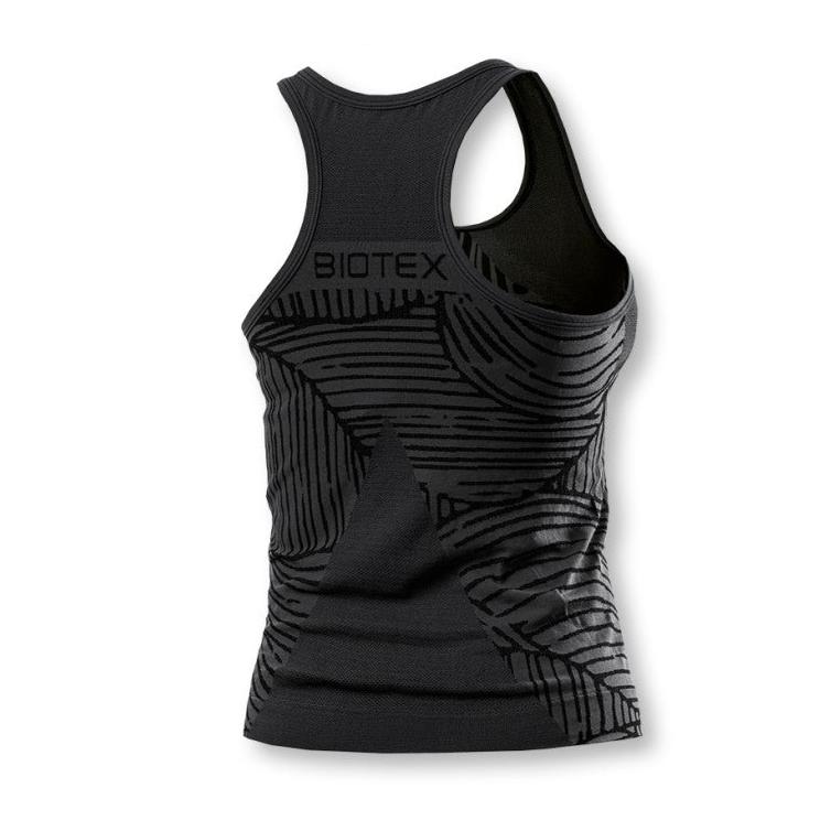 Maglia intima donna senza maniche Biotex Sprint - Nero - I