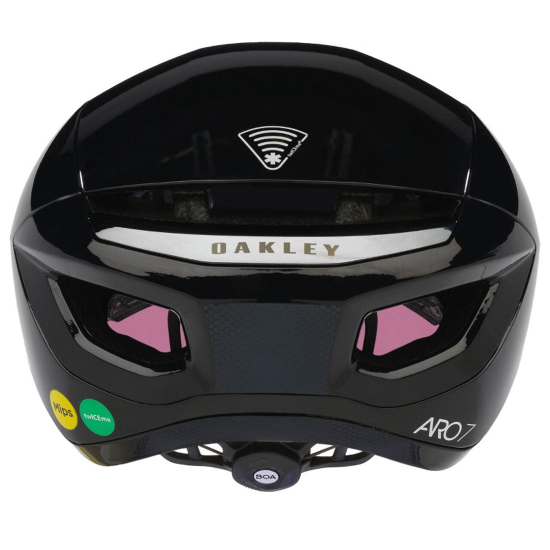 Casco Oakley ARO7 Road Mips Ice - Nero - M