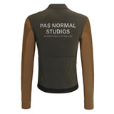 Maglia maniche lunghe Pas Normal Studios Mechanism Thermal - Verde marrone - Q