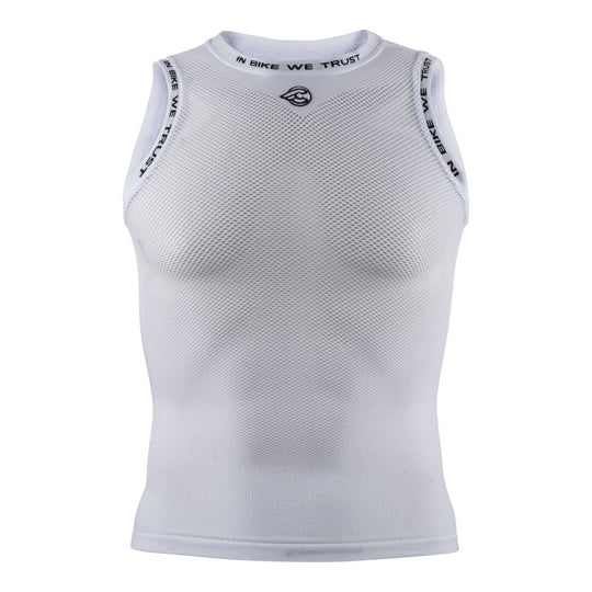 Maglia intima senza maniche Cinelli Tempo - Bianco nero