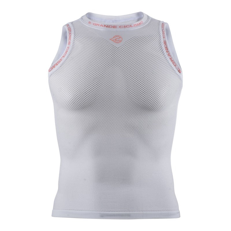 Maglia intima senza maniche Cinelli Tempo - Bianco rosa - G