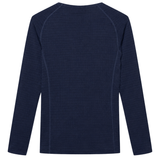 Maglia intima maniche lunghe Cafe du cycliste Coline - Blu