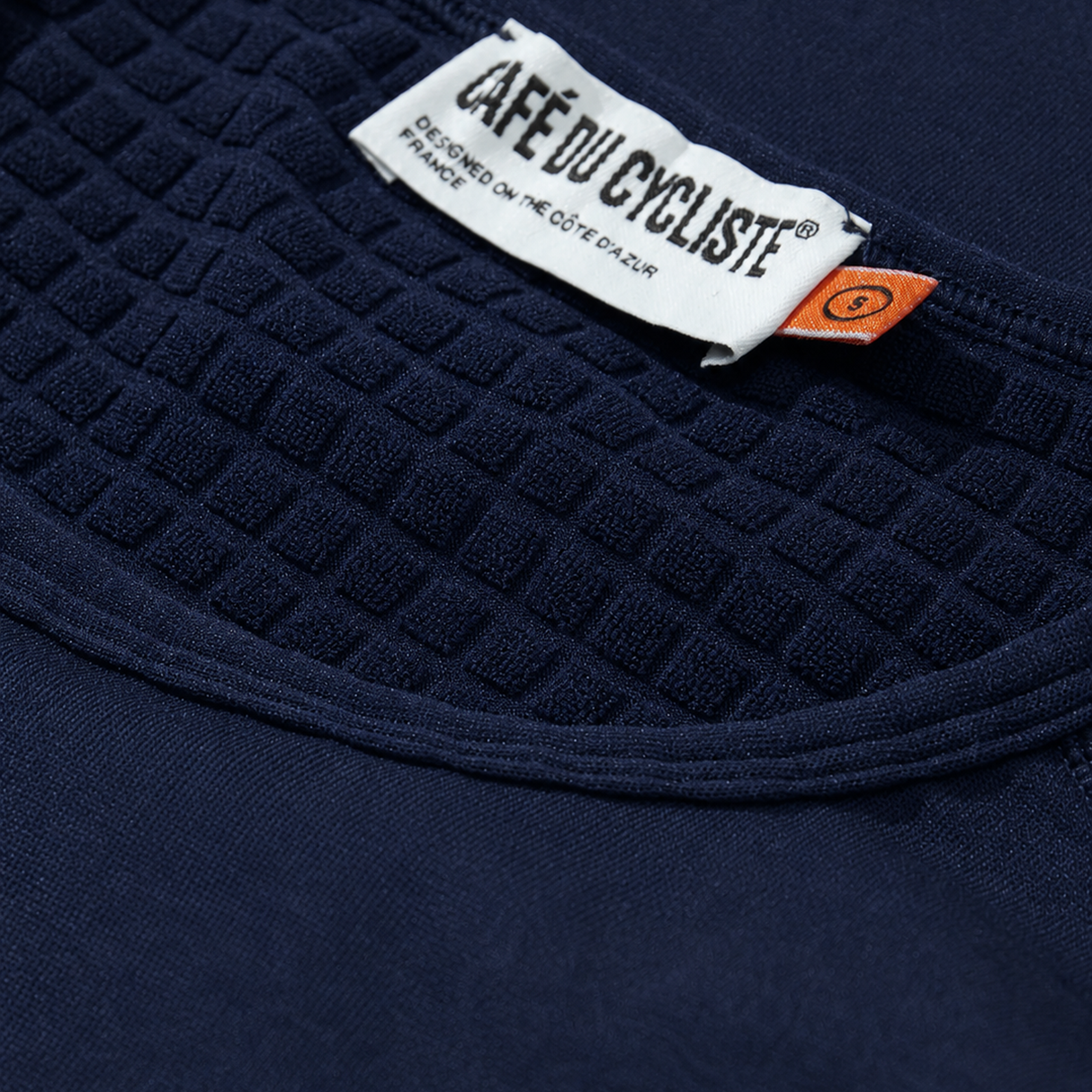 Maglia intima maniche lunghe Cafe du cycliste Coline - Blu