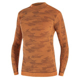 Maglia intima maniche lunghe Biotex Lupetto 3D Camo - Arancio - E
