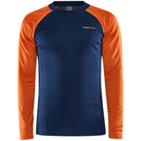 Maglia intima maniche lunghe Craft Core Warm Baselayer LS Tee - Blu - L