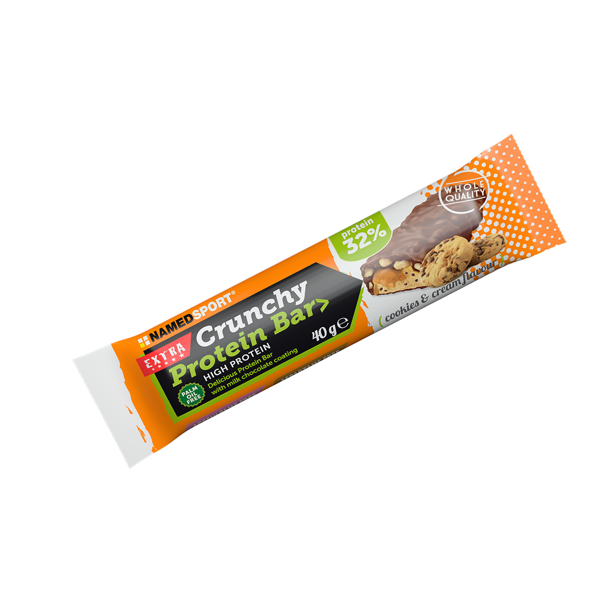 Named Crunchy proteinbar - Cookies and cream