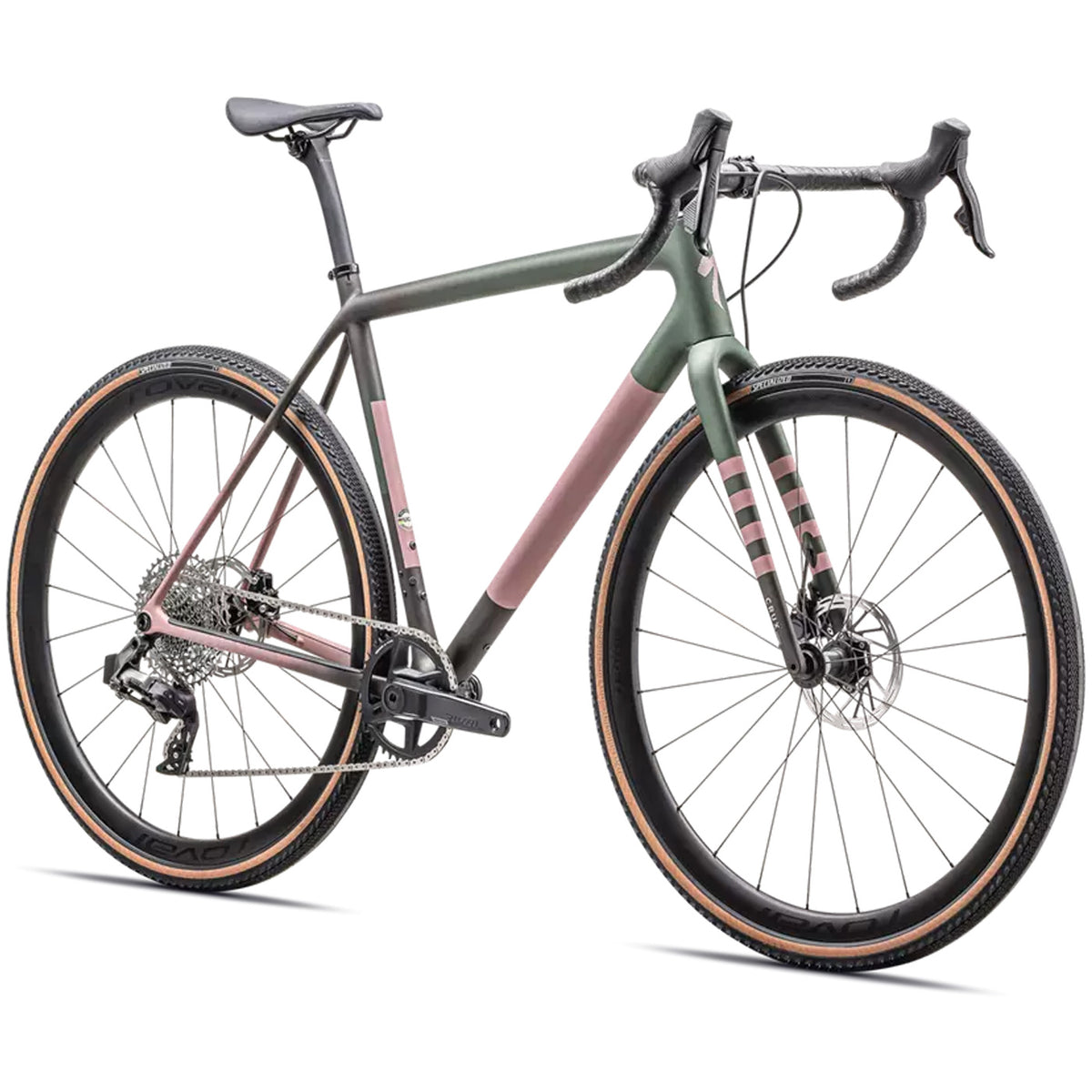 gravel bike crux Specialized Expert ABUS Granit XPlus 540 Combat Gear Colour:Aquatic Works Crux features a