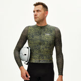 Maillot manga larga Pas Normal Studios Essential Light AOP Grain - Verde