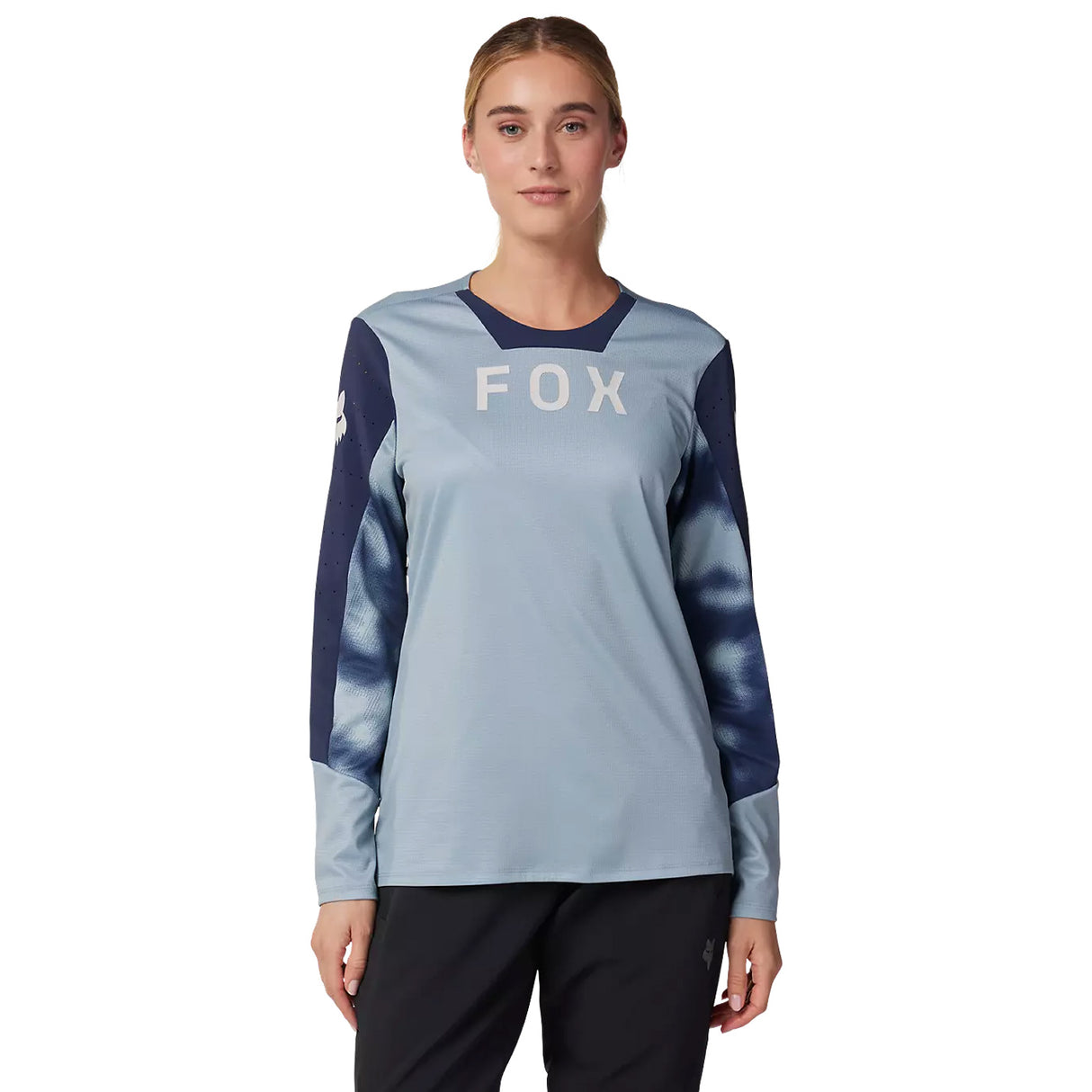 Maglia maniche lunghe donna Fox Defend Taunt - Azzurro - G