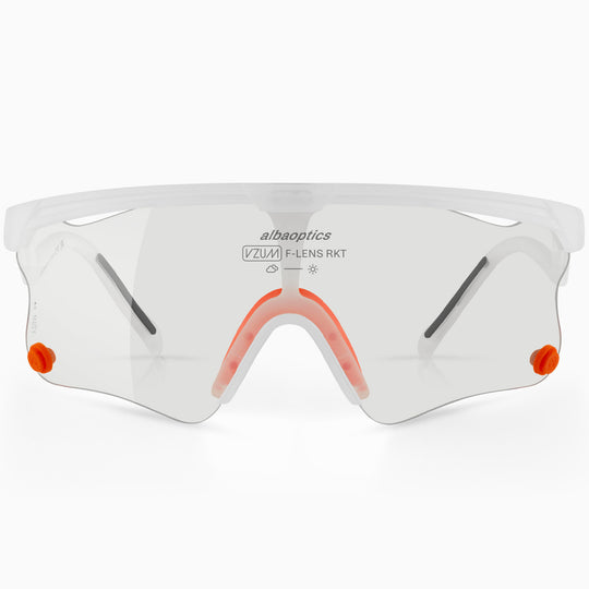 Alba Optics Delta Ultra Glasses - Wht Vzum F Lens Rkt 