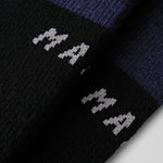 Chaussettes Maap Division Merino - Bleu Noir