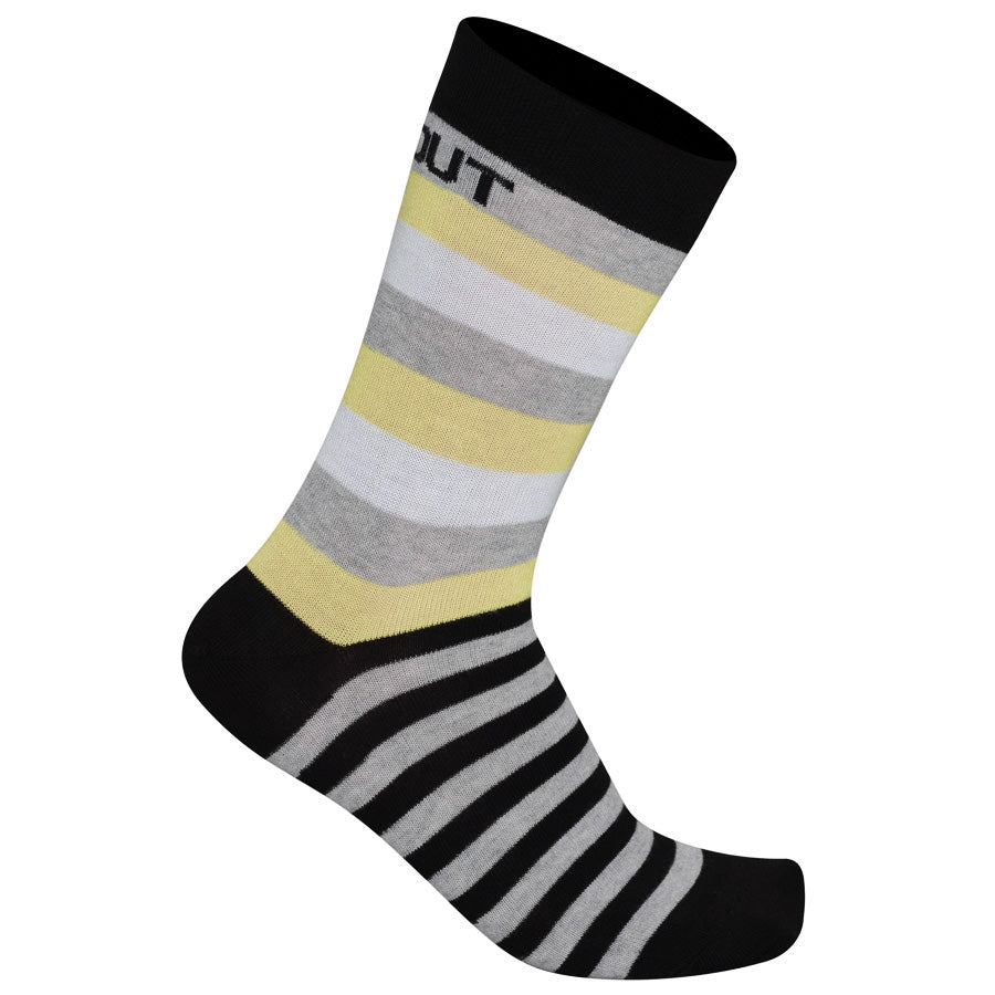 Calze Dotout Stripe - Nero Giallo - O