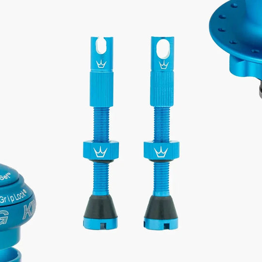 Valves Peaty’s MK2 42mm - Bleu clair