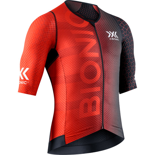X-Bionic Dragonfly 5G ZIP trikot - Rot