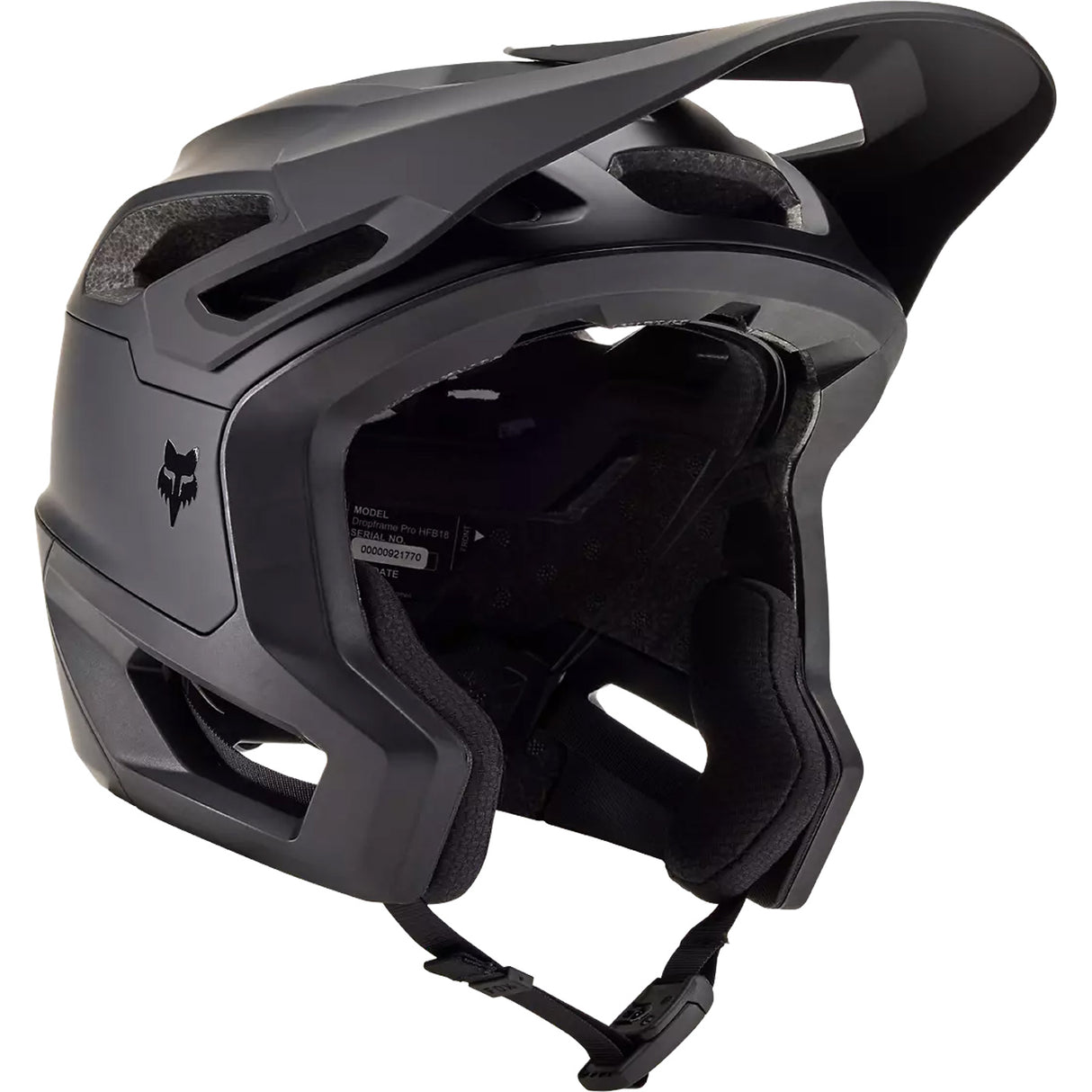 Casco Fox Dropframe Pro Solid - Nero - E