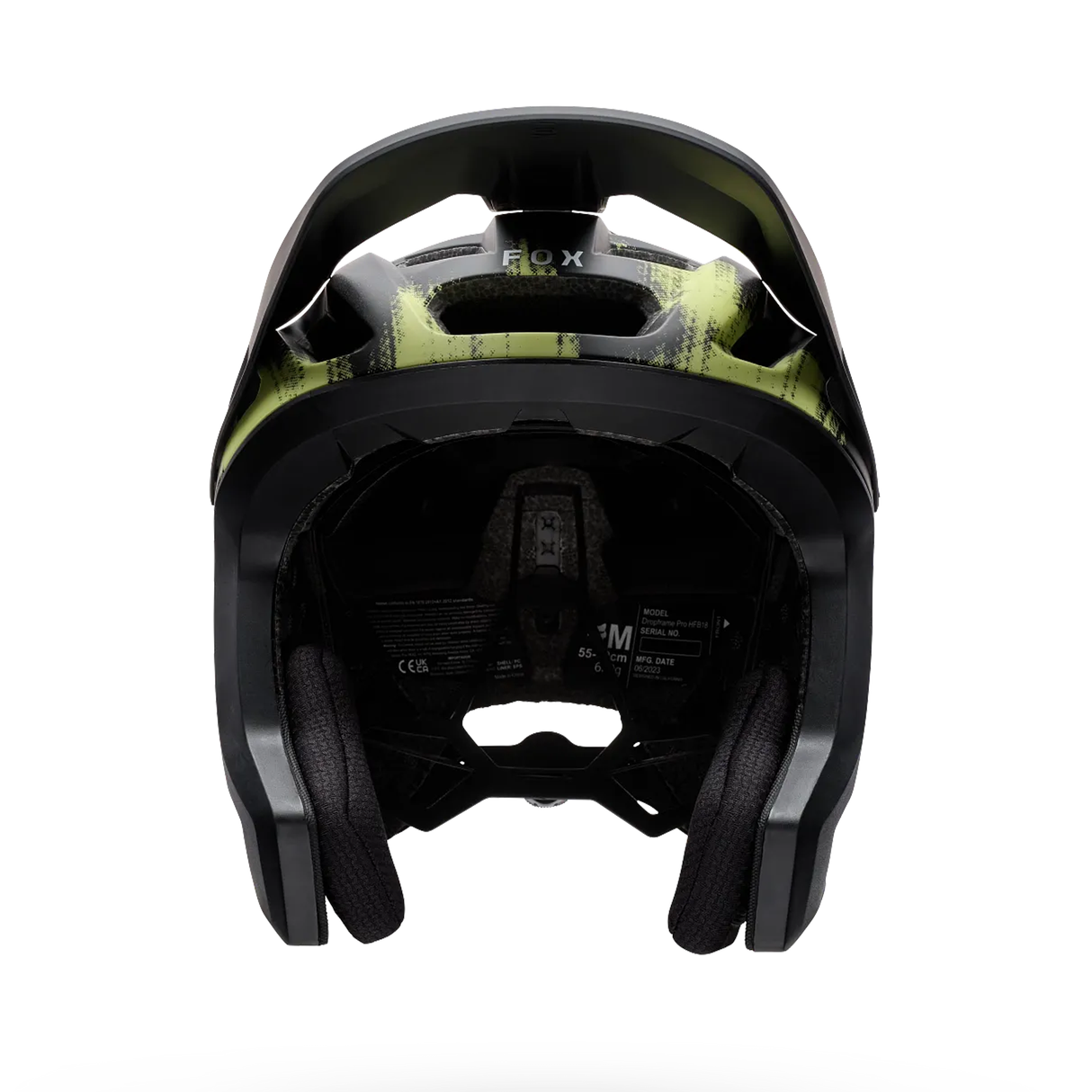 Dropframe Pro Flow Helmet Fox - Black