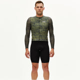 Maillot manga larga Pas Normal Studios Essential Light AOP Grain - Verde