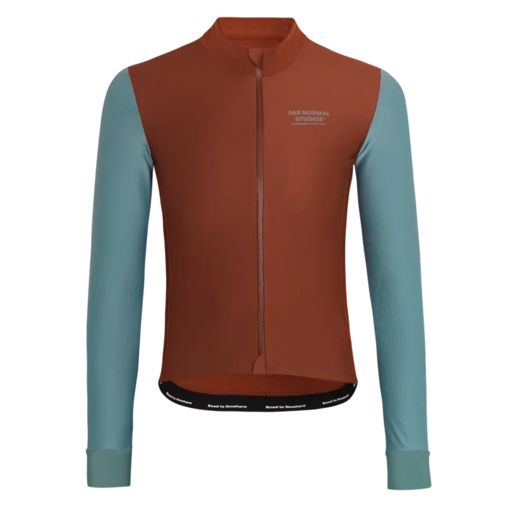 Maglia maniche lunghe Pas Normal Studios Mechanism Thermal - Marrone blu - B