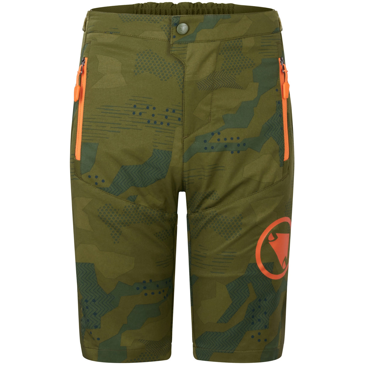 Pantaloncini bambino Endura MT500 Burner - Verde camo - Q