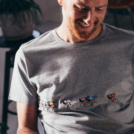 T-Shirt Erstwhile Tete de la Course 70S - Grigio - H