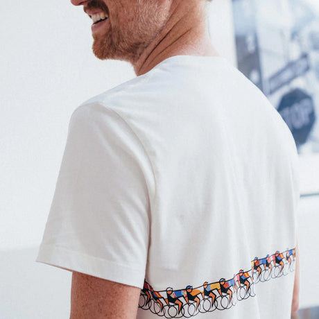 T-Shirt Erstwhile Tete de la Course 90S - Bianco - F