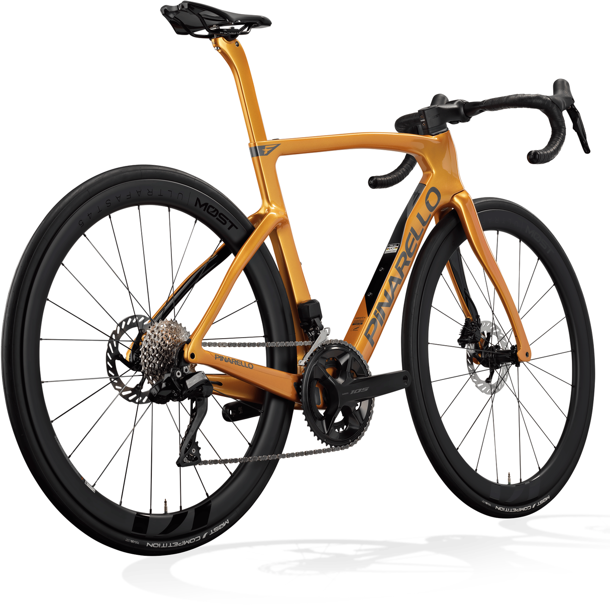 Pinarello F5 105 Di2 Most Ultrafast 45 - Arancione