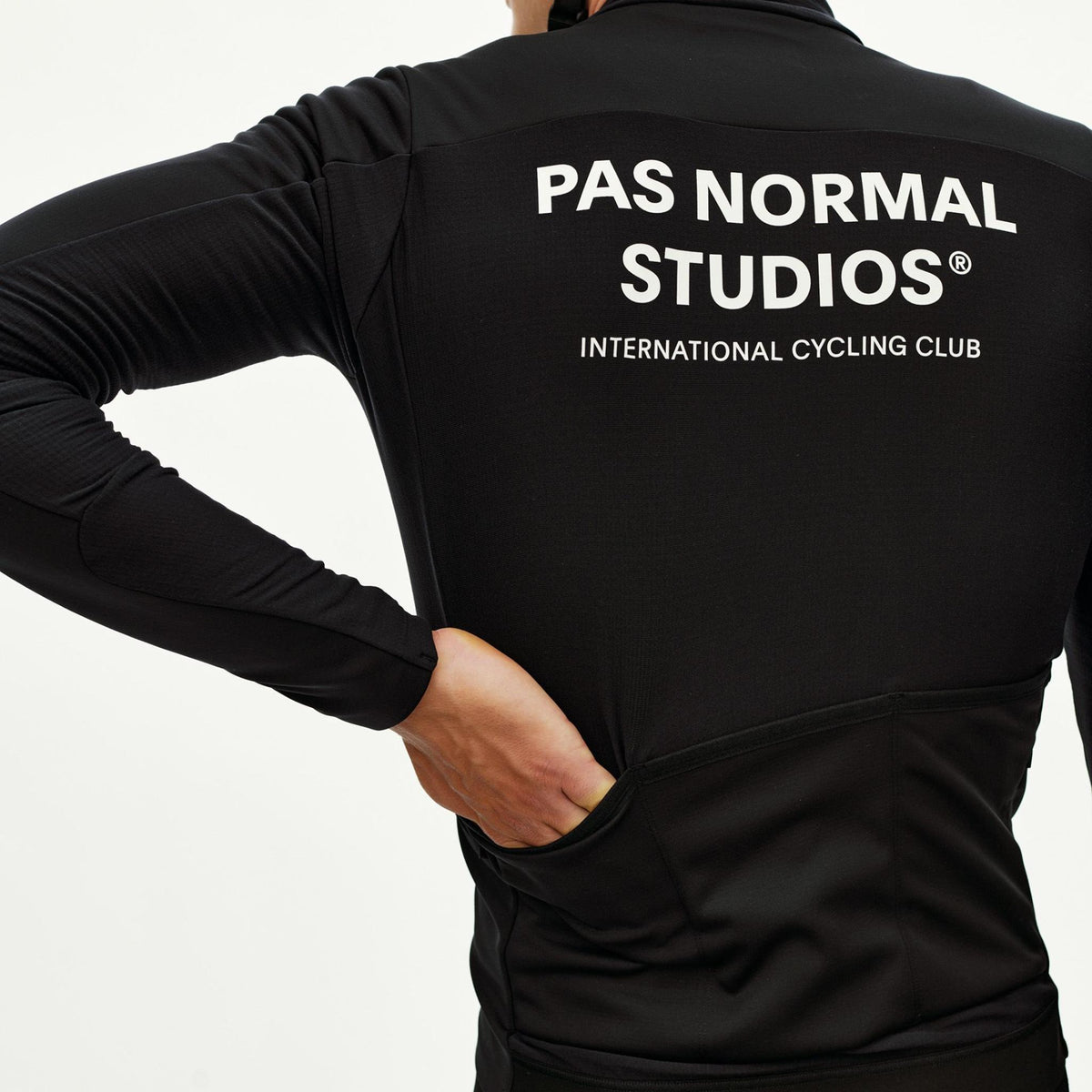 Maillot camiseta de manga larga Pas Normal Studios Mechanism Thermal 2.0 - Negro