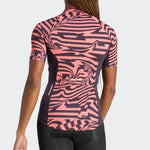 Adidas Essentials 3-Streifen Schnelles Zebra-Trikot für Frauen - Rosa