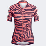 Maglia donna Adidas Essentials 3-Stripes Fast zebra - Rosa