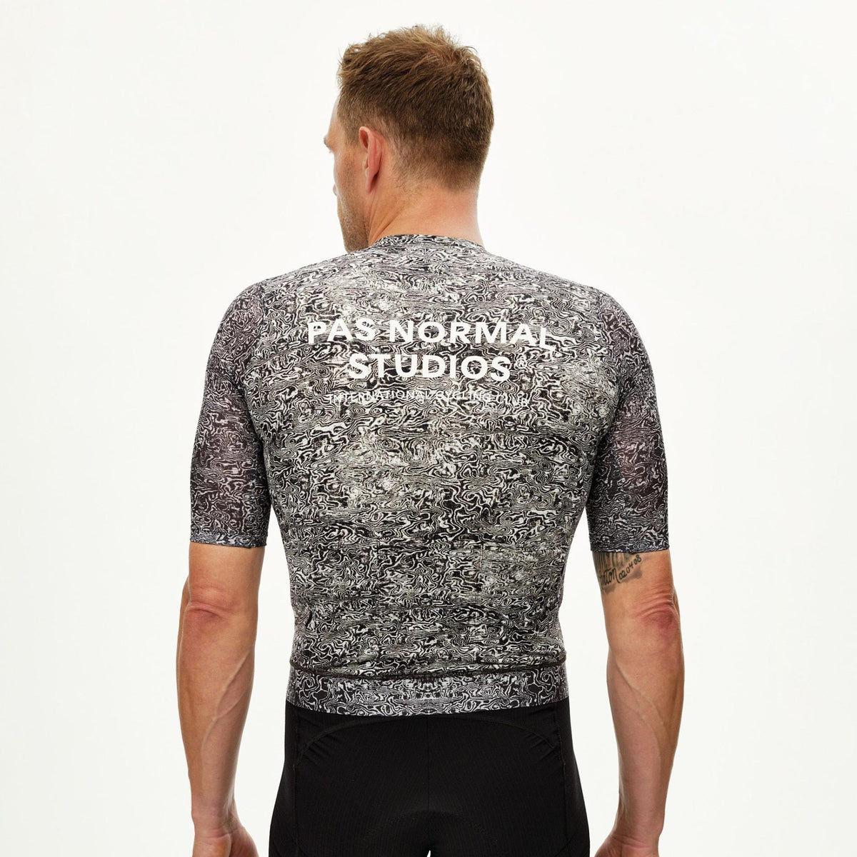 Maillot Pas Normal Studios Essential Light AOP Grain - Blanco roto