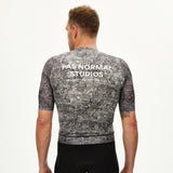 Maillot Pas Normal Studios Essential Light AOP Grain - Blanco roto