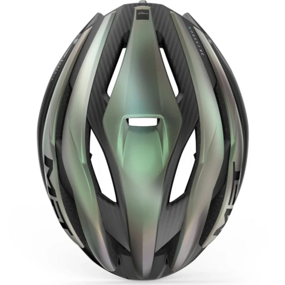 Casco Met Trenta 3K Carbon Mips - Verde grigio - P