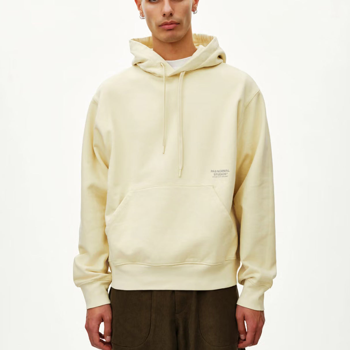Pas Normal Studios Off-Race Hoodie Sweatshirt - Beige