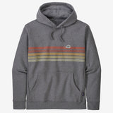 Felpa Patagonia Line Logo Ridge Stripe - Grigio - A