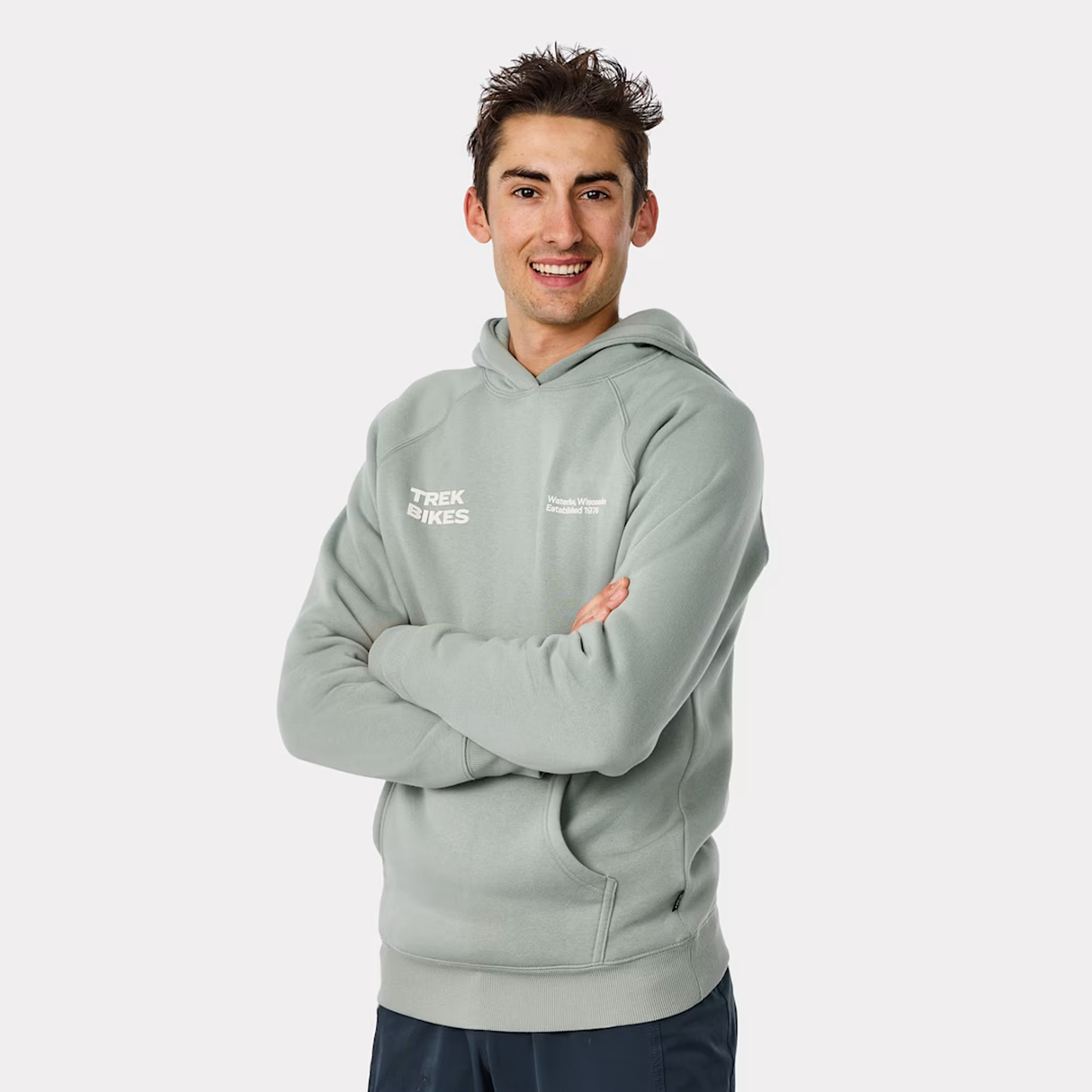 Trek Right Stacked Sweatshirt - Grau
